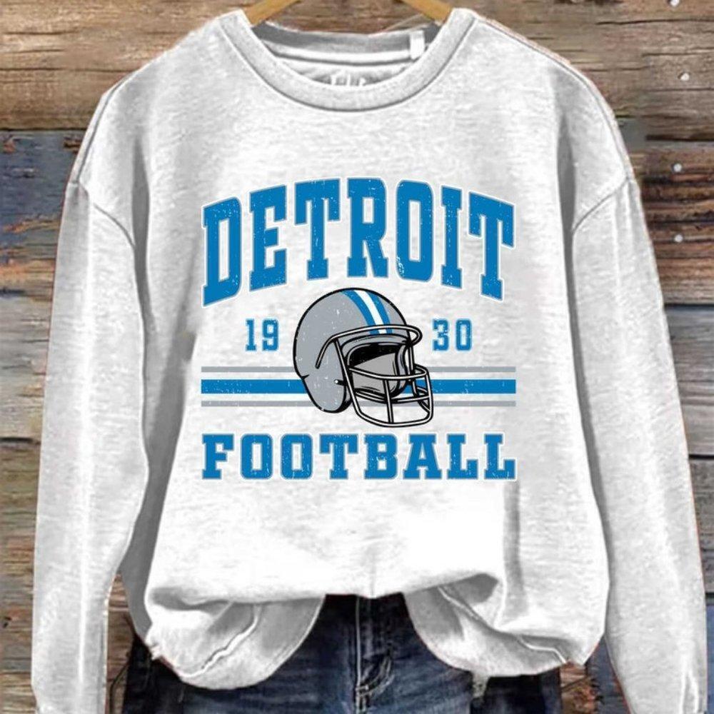 Lions Football Sweatshirt Detroit Sweatshirt Detroit Sundays Game Day Football